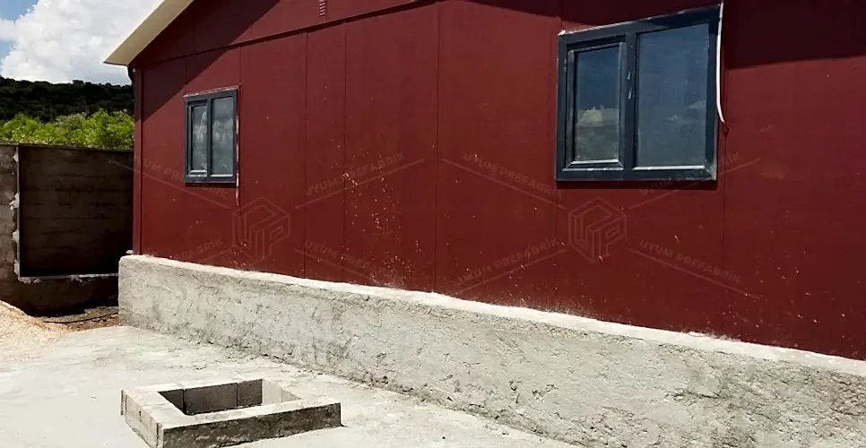 130m² Prefabrik Ev Binası 