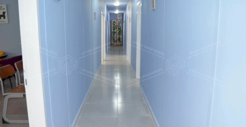 203m² Prefabrik Okul Binası 