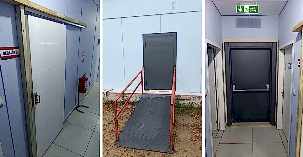 203m² Prefabrik Okul Binası 