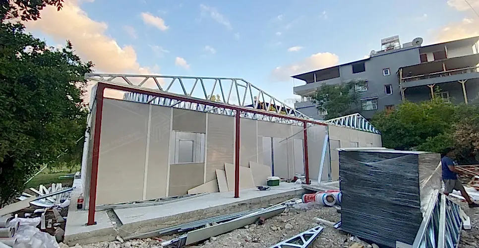 203m² Prefabrik Okul Binası 