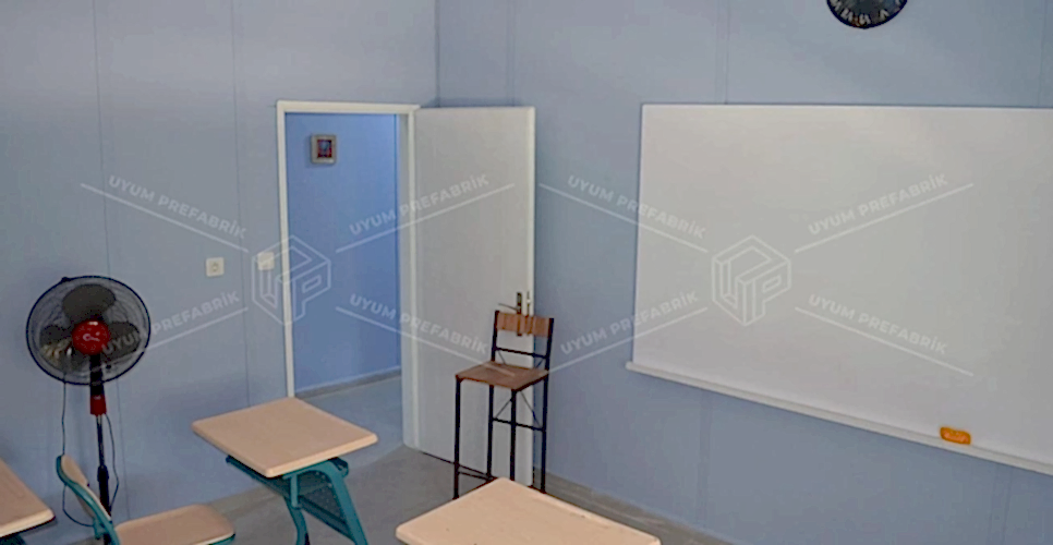 203m² Prefabrik Okul Binası 