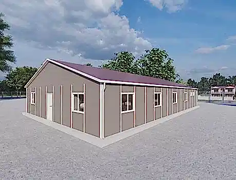 218m² Prefabrik Yatakhane Binası