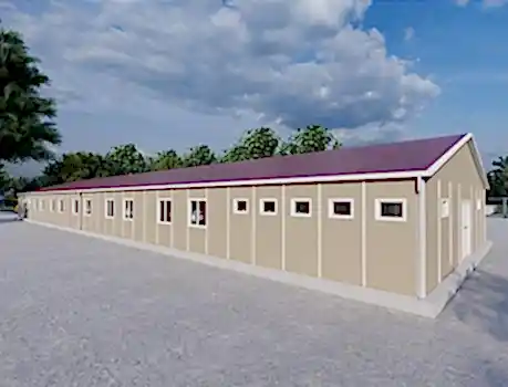 450m² Prefabrik Yatakhane Binası