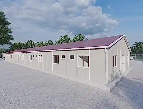 464m² Prefabrik Yatakhane Binası