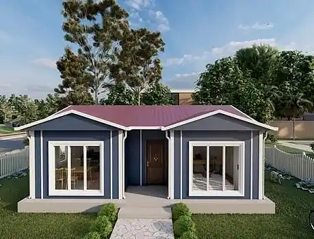 52m² Aytepe Tek Katlı Prefabrik Ev 