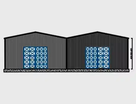 600m² Çelik Hangar Binası 