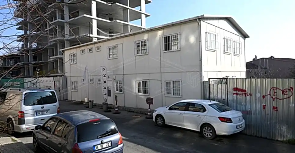 İki Katlı Prefabrik Ofis Binası 