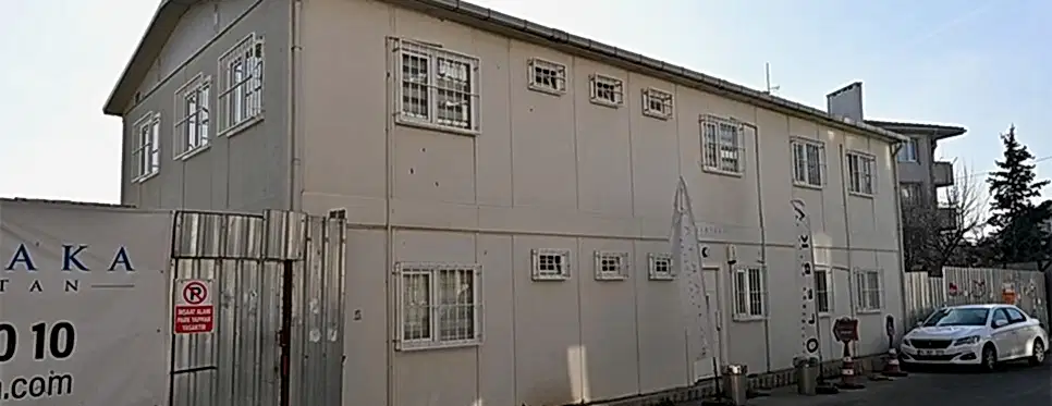 İki Katlı Prefabrik Ofis Binası 