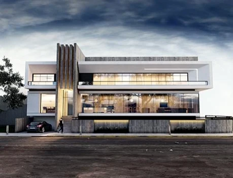 UP-1 Çelik Modern Ofis Binası 