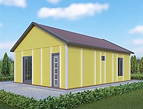 UP202 Kestel 70m² Tek Katlı Çelik Ev 