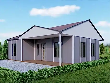 UP203 Beyşehir 100m² Tek Katlı Çelik Ev 