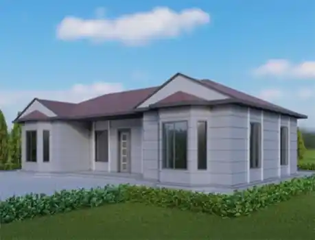 UP205 Ayder 110m² Tek Katlı Çelik Ev 