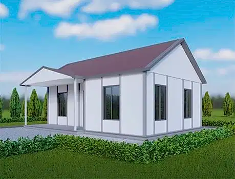 UP207 Manyas 60m² Tek Katlı Çelik 